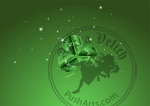 St. Patricks Day Three Leafed Clover Background